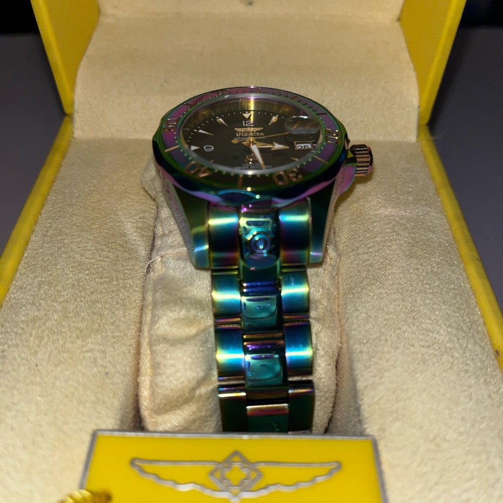 Invicta Multicolor Watch with Black Dial - Picture 3 of 8